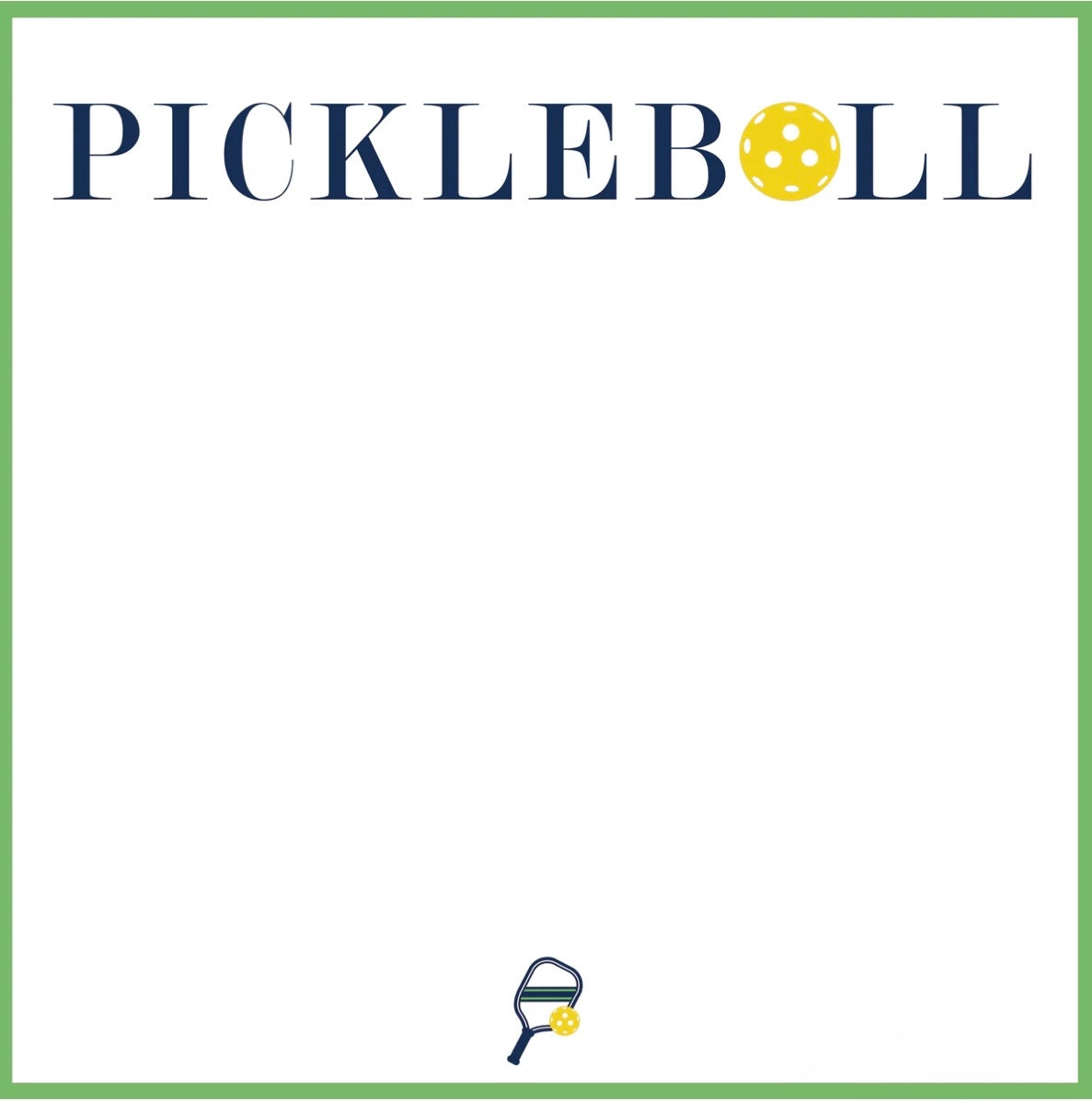WH Hostess Pickleball Notepad