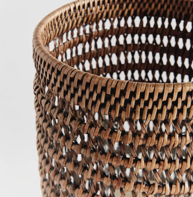 Burma Rattan Hurricane Large, Brown