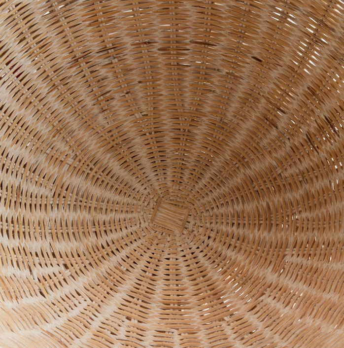 Charleston Rattan Footed Bowl