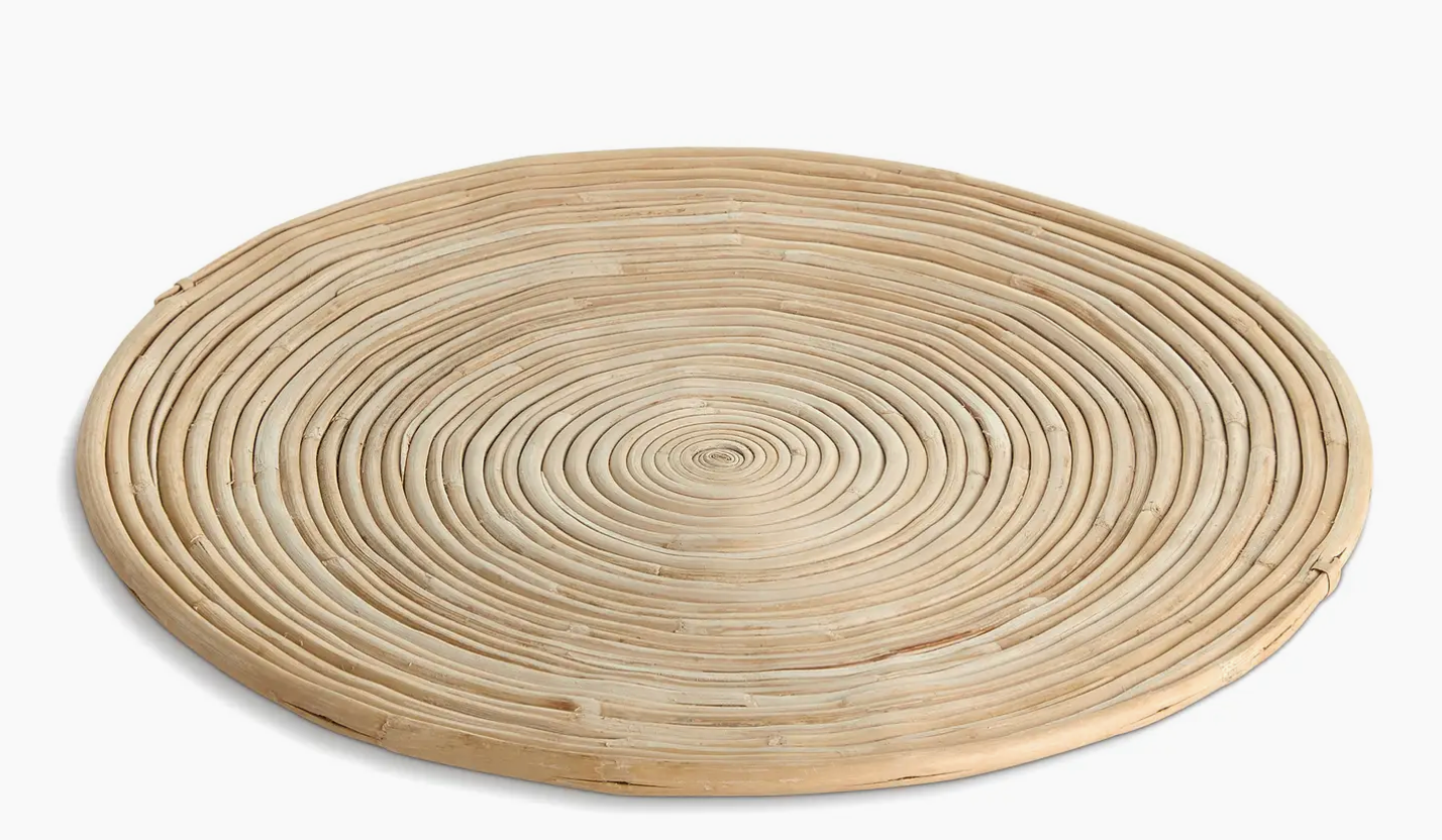 Cane Rattan Round Placemat