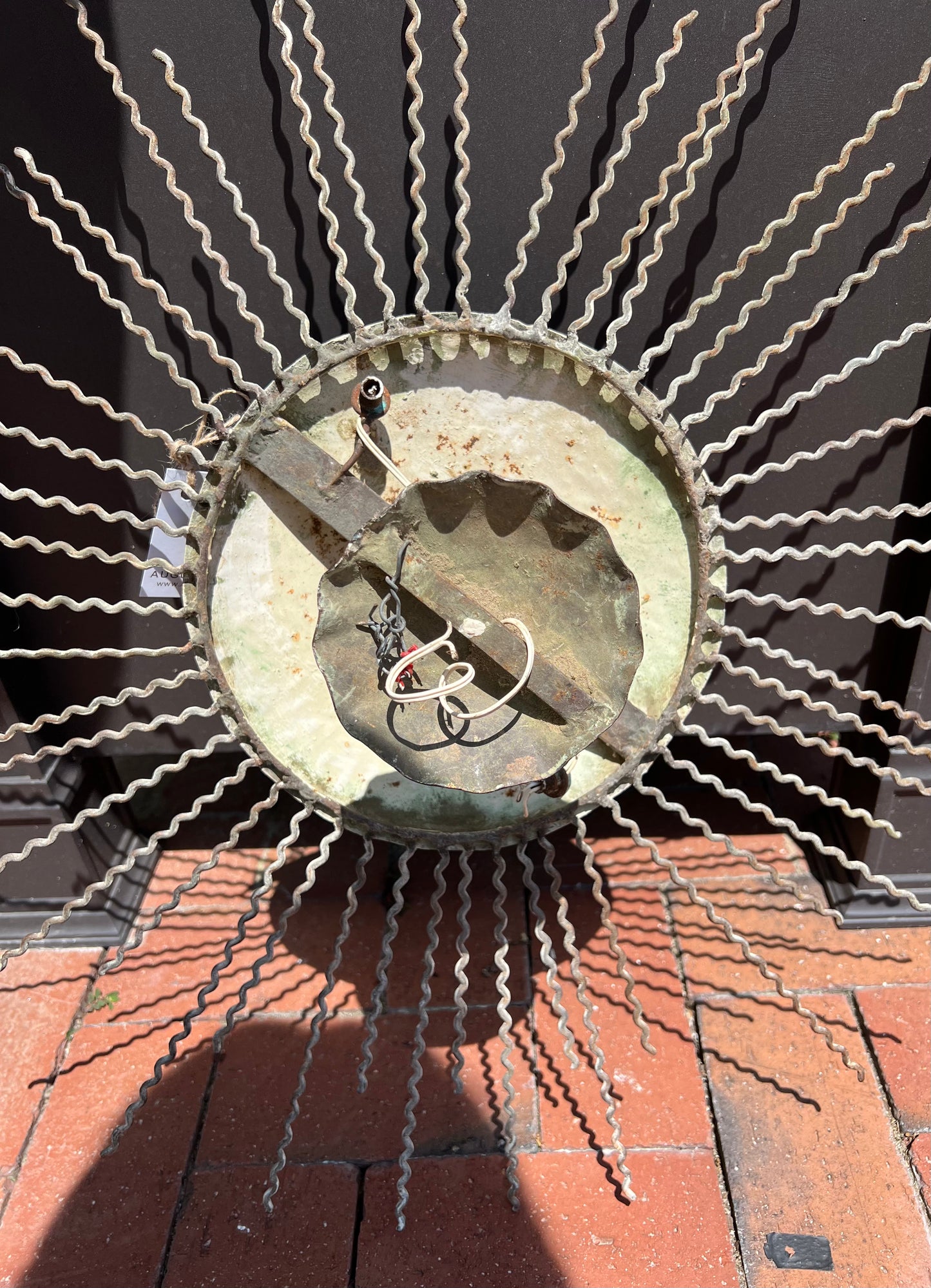 Metal Sunray Light Fixture - 1940's France