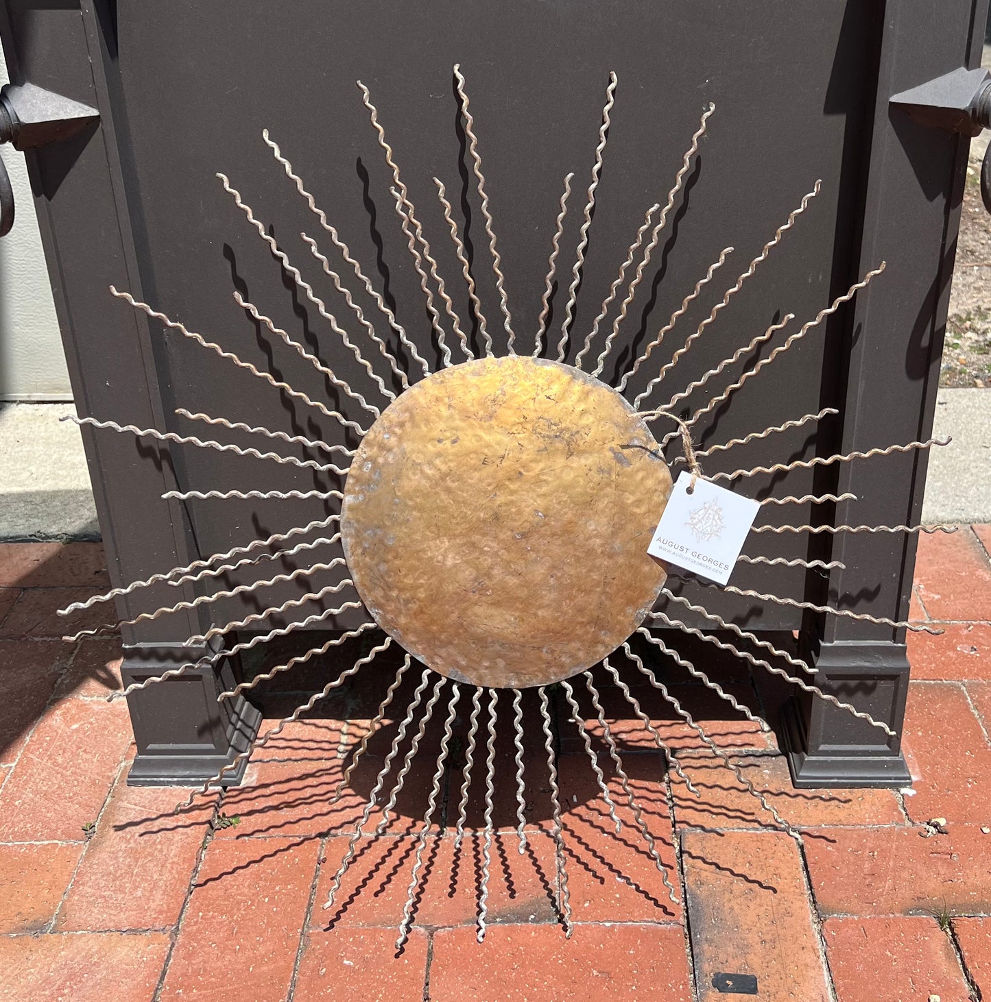 Metal Sunray Light Fixture - 1940's France