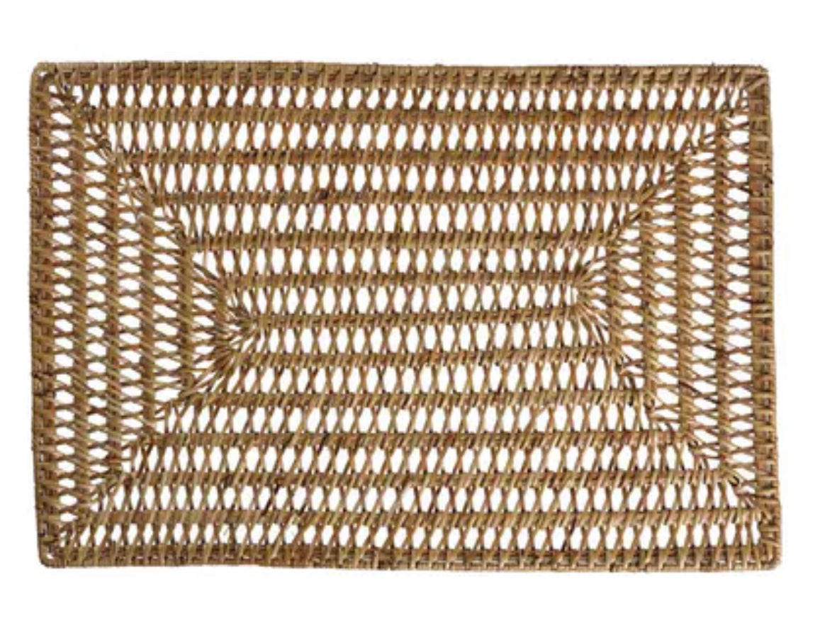 Set of 12 Handwoven Rectangular Placemats