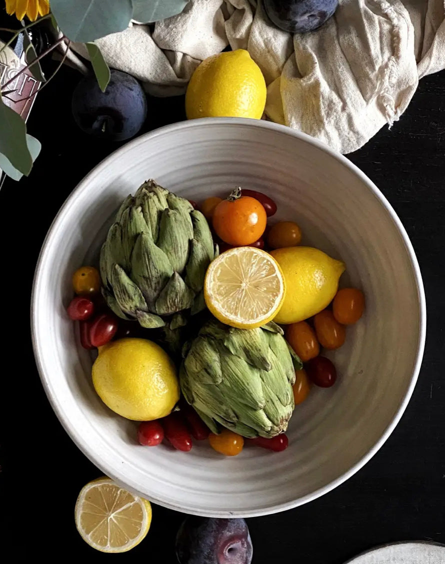 Hand Thrown Harvest Bowl