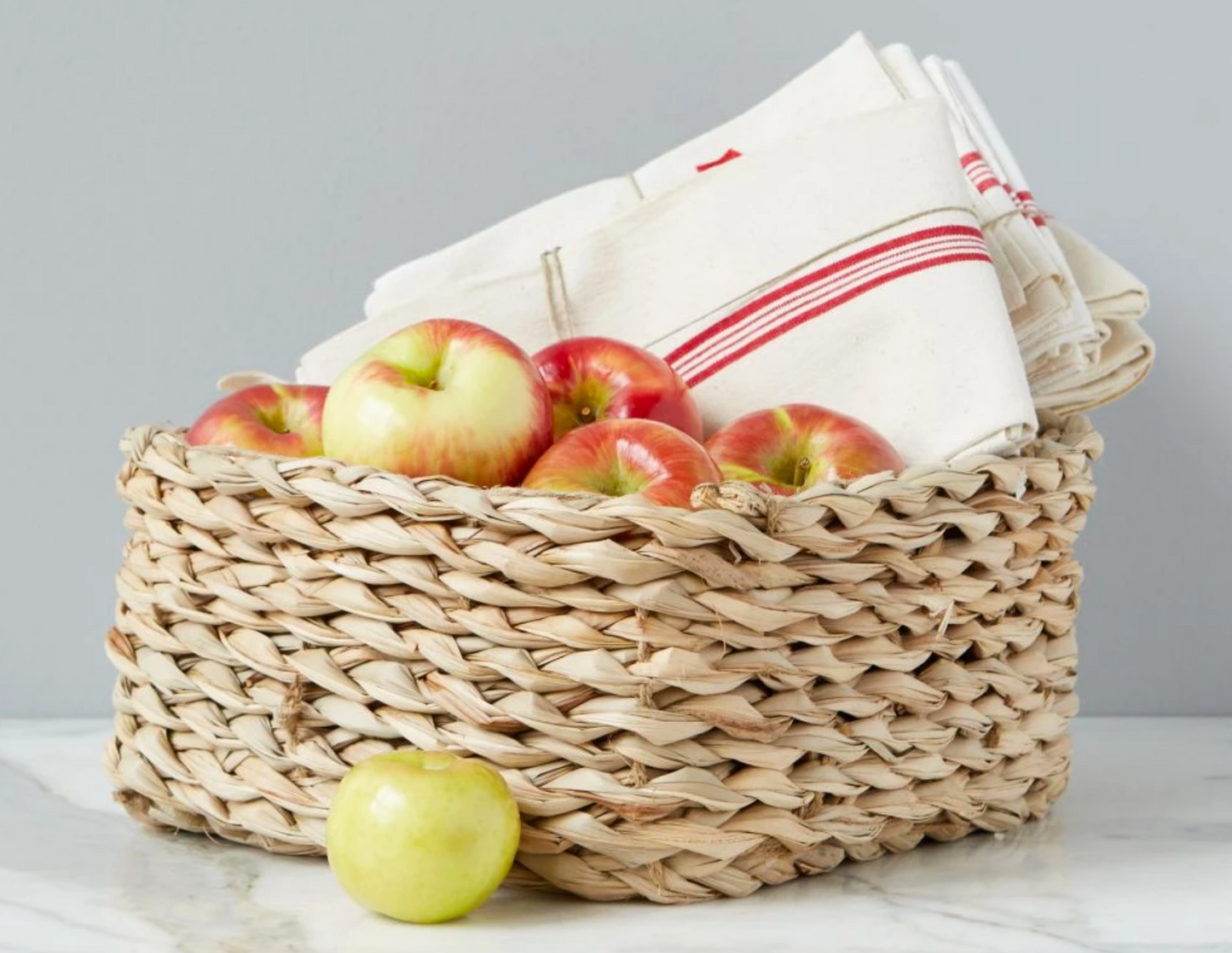 Rush Square Bread Basket