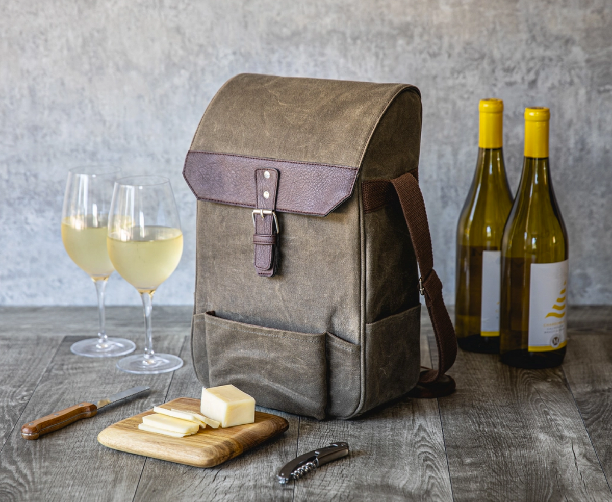 Waxed Canvas Cooler Tote