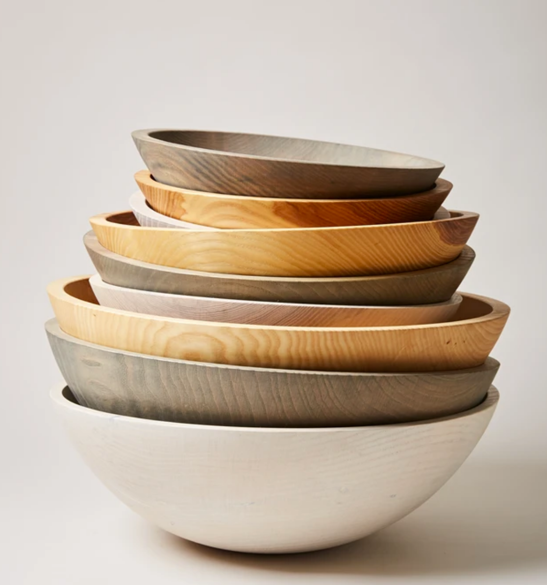 Farmhouse Pottery Crafted Wood Bowls