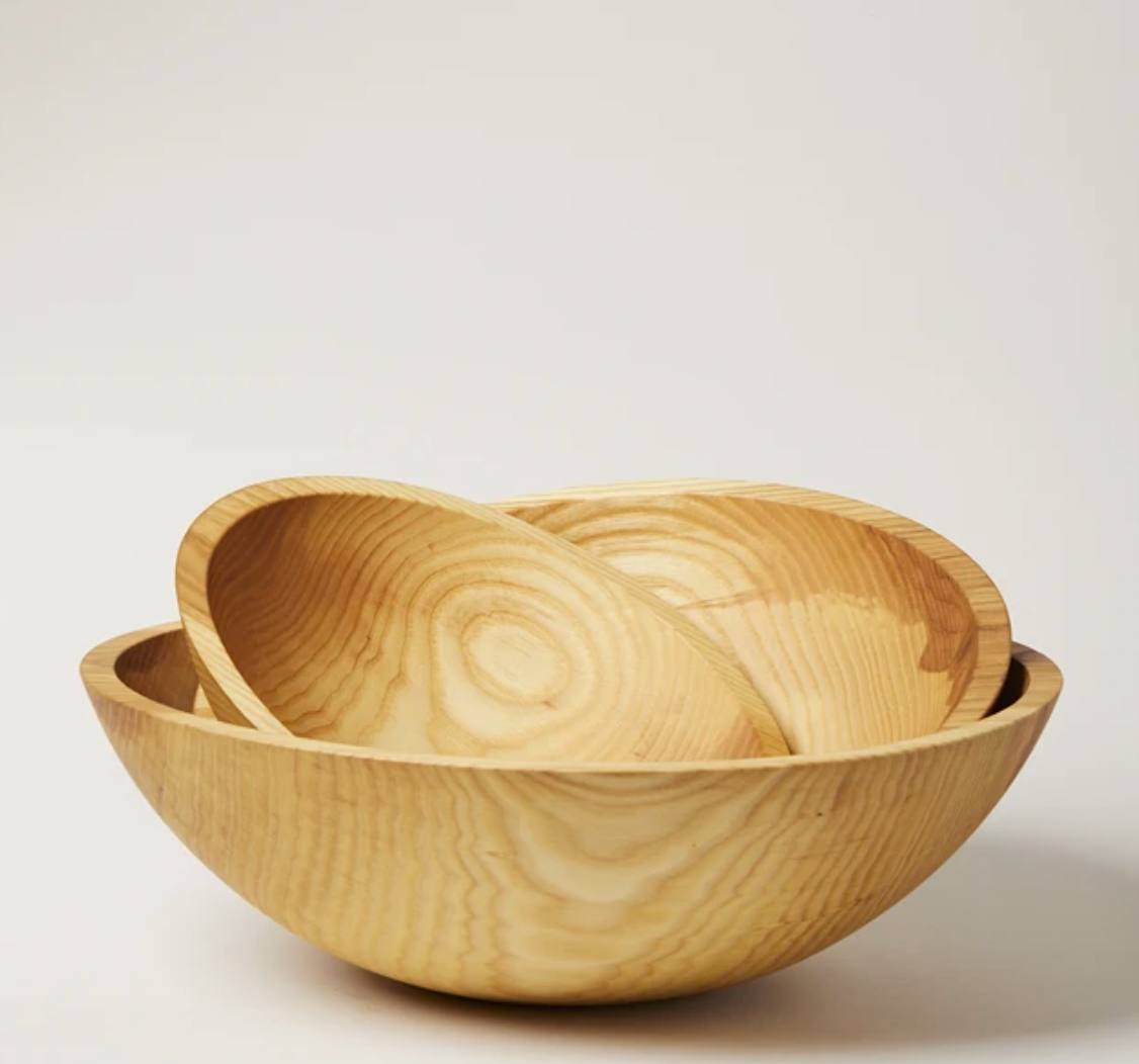 Farmhouse Pottery Crafted Wood Bowls