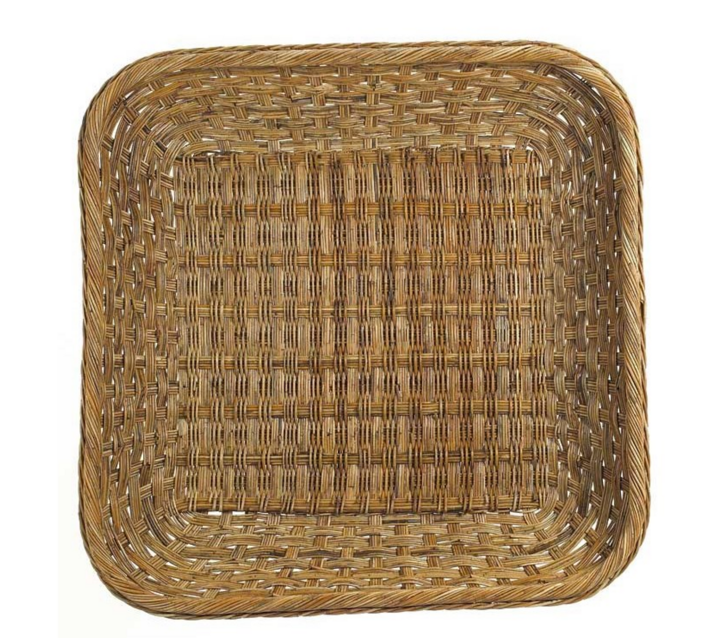 Extra large Woven Winnower Tray 40" Square x 6" Deep