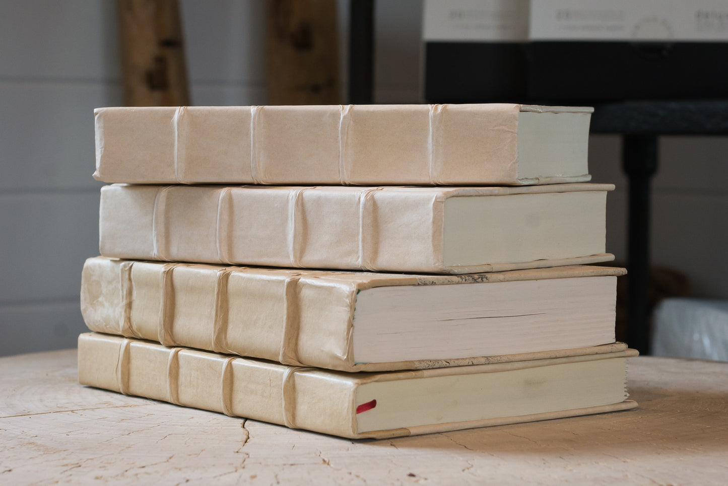 Decorative Cream Colored Books