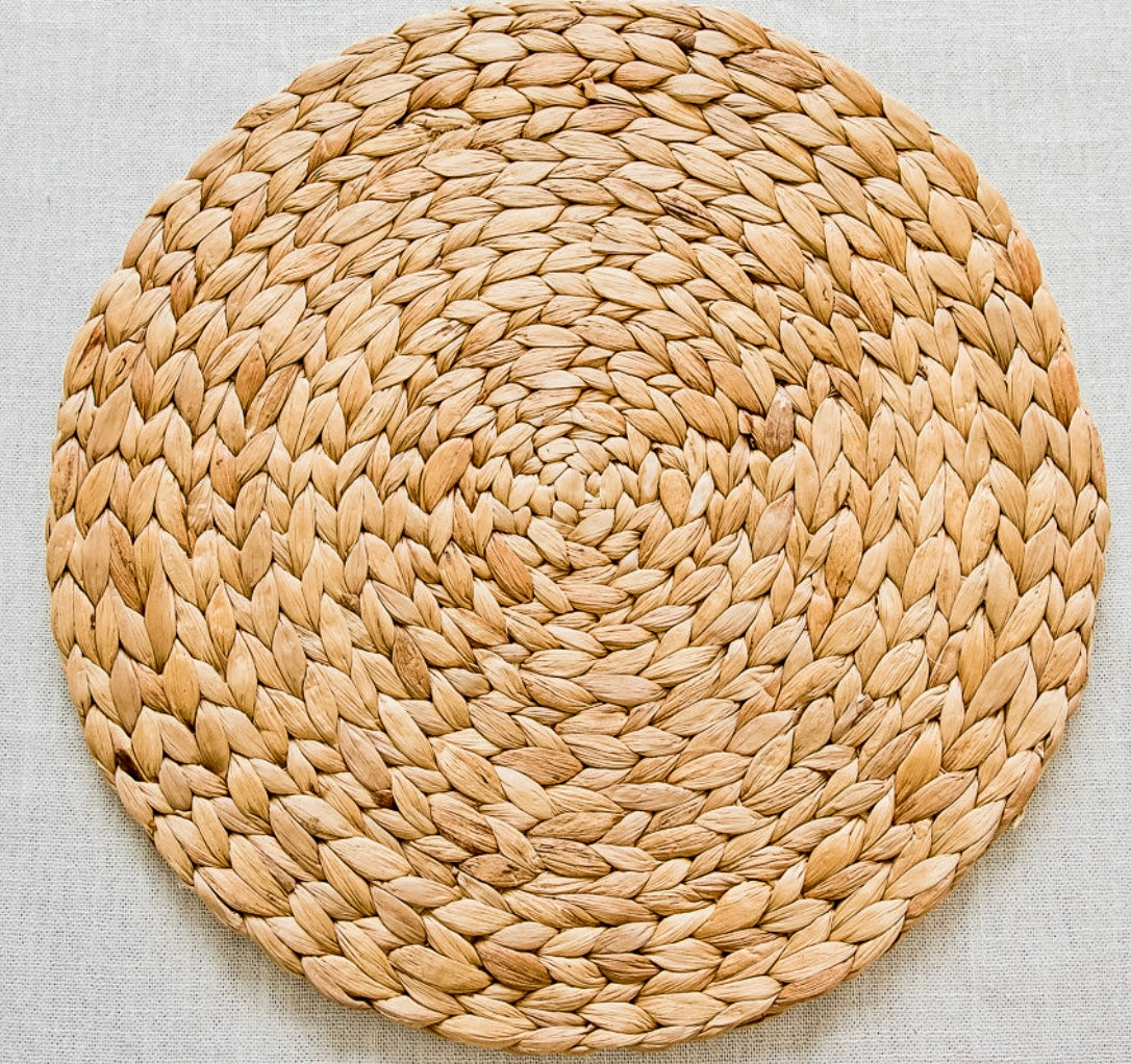 Hand Woven Braided Natural Mat