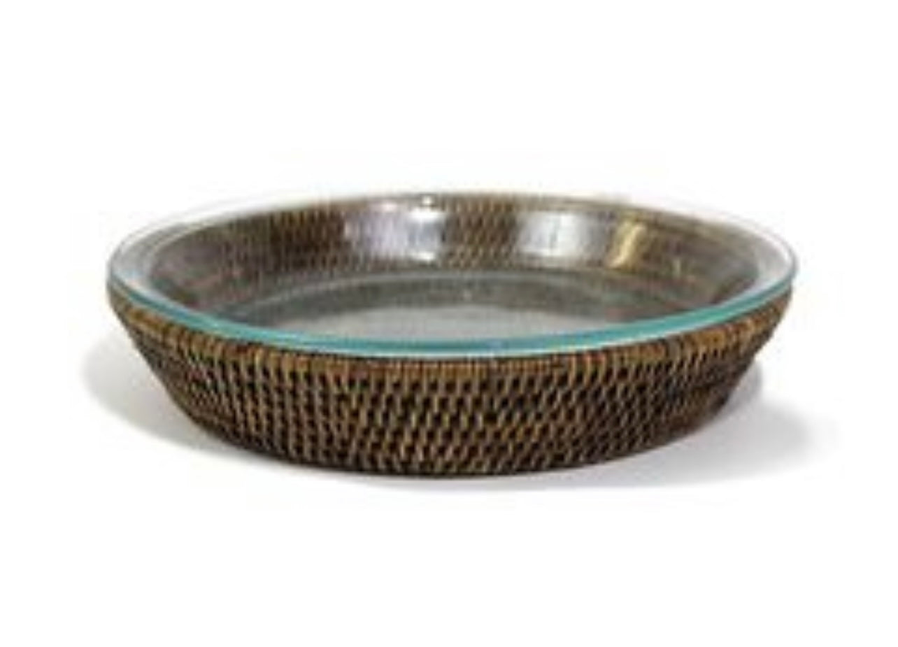 Bakeware in Rattan Baskets