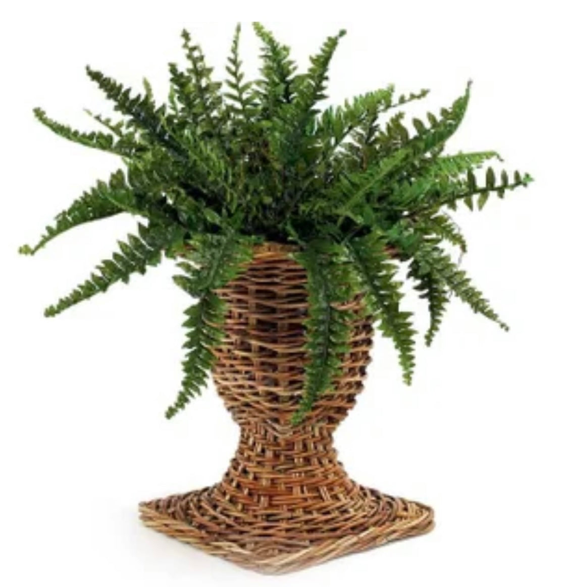 French Country Wicker Urn