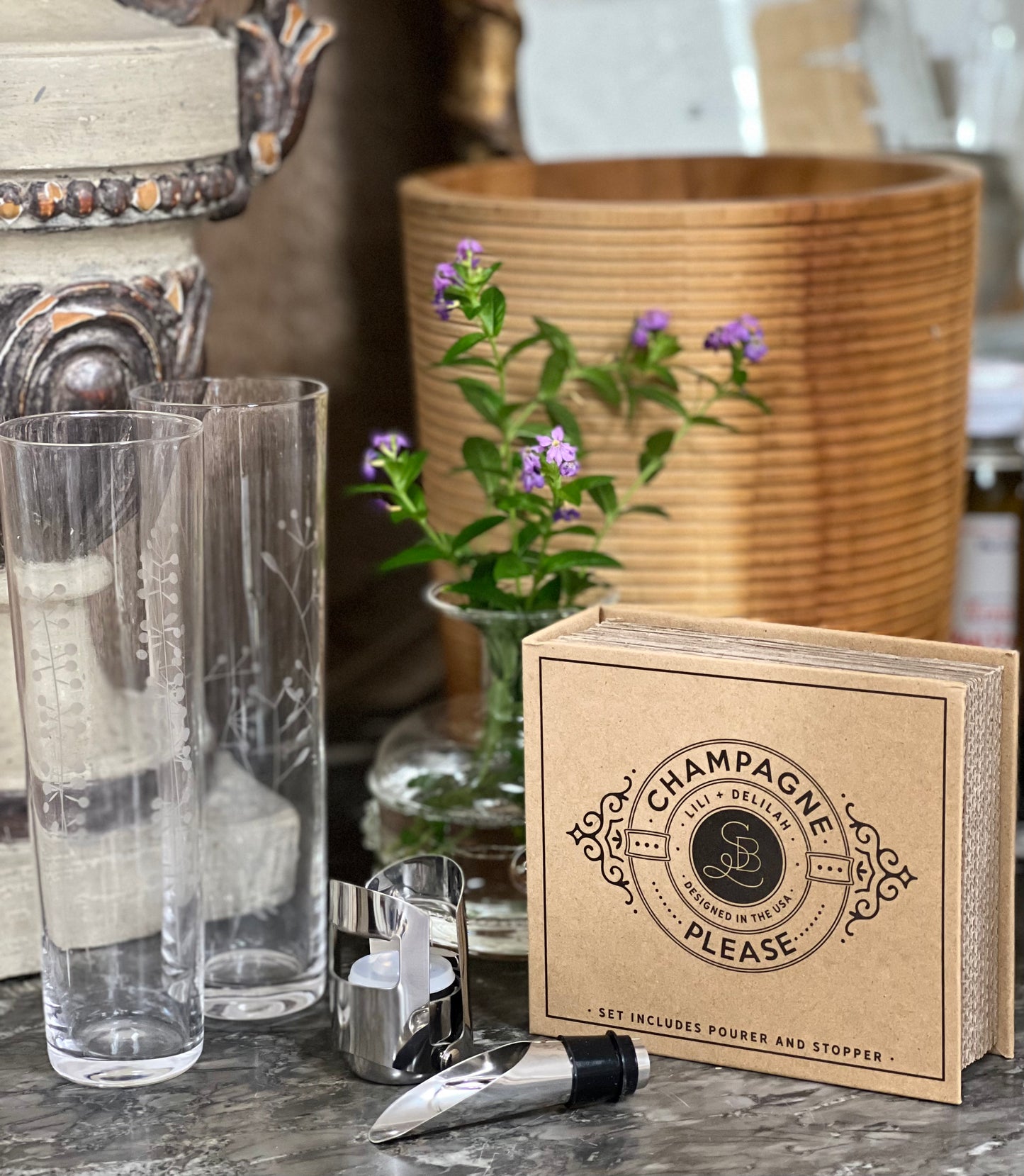 Champagne Stopper & Pourer