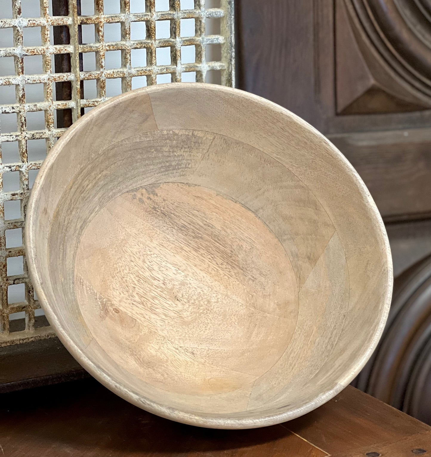 Hand Carved Raw Mango Wood Bowl