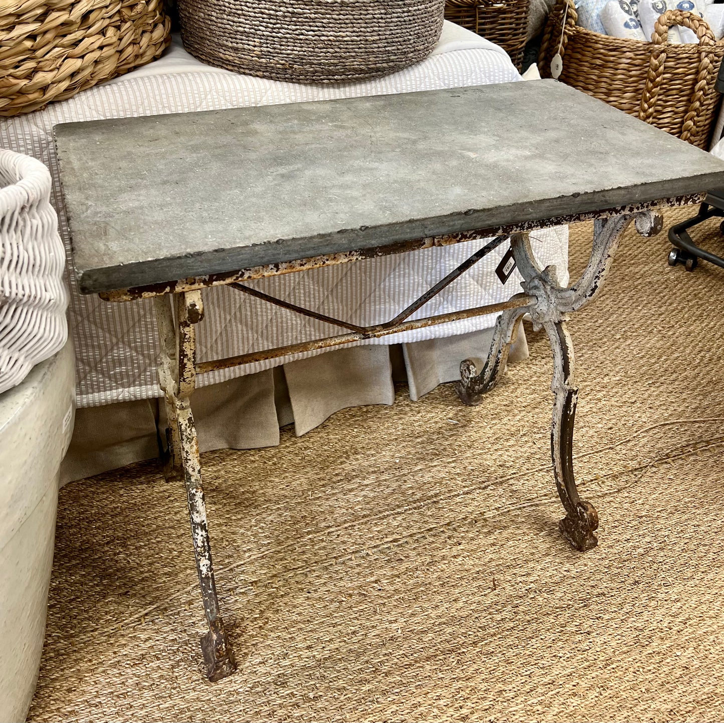 Rectangular Bistro Table w/Bluestone Top