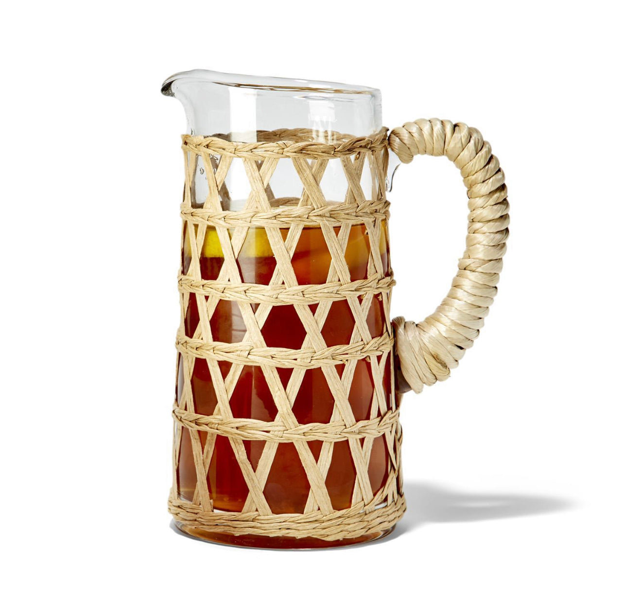 Island Chic Handwoven Lattice Pitcher