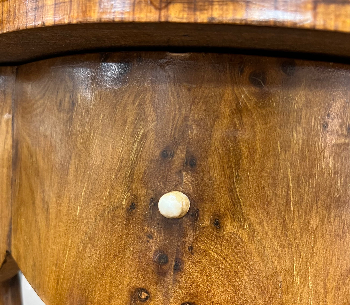 Pair of Vintage Occasional Tables with Curved Legs