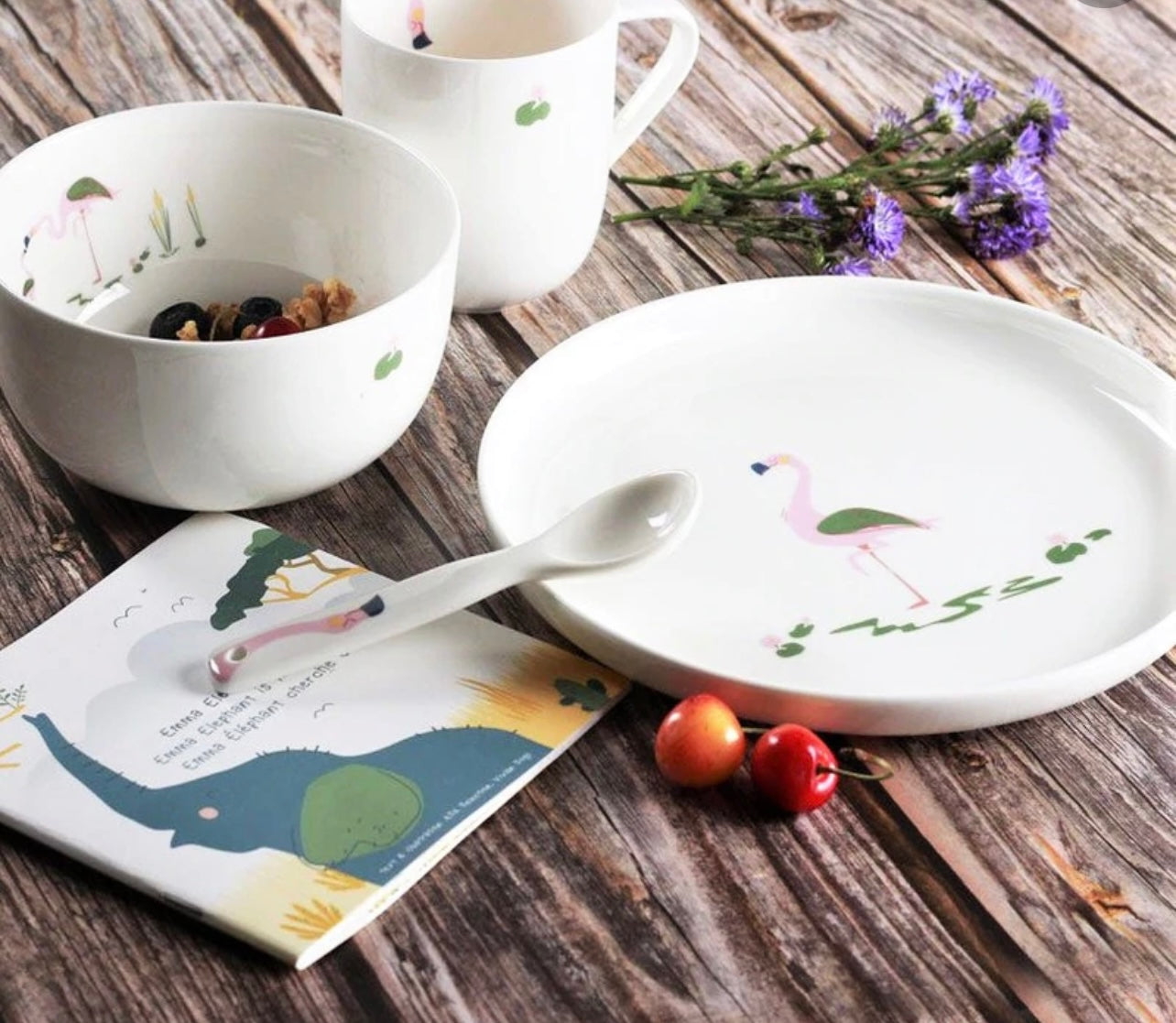 Kids Bone China Tableware Set