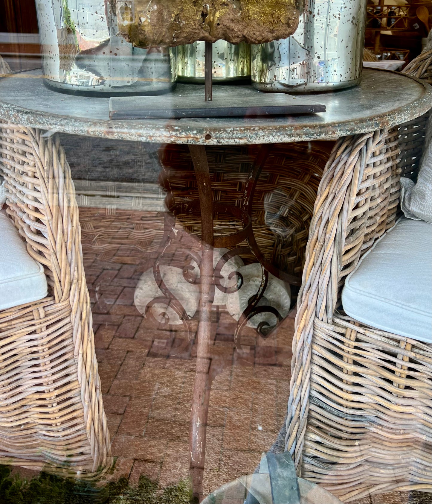 Antique Iron Bistro Table