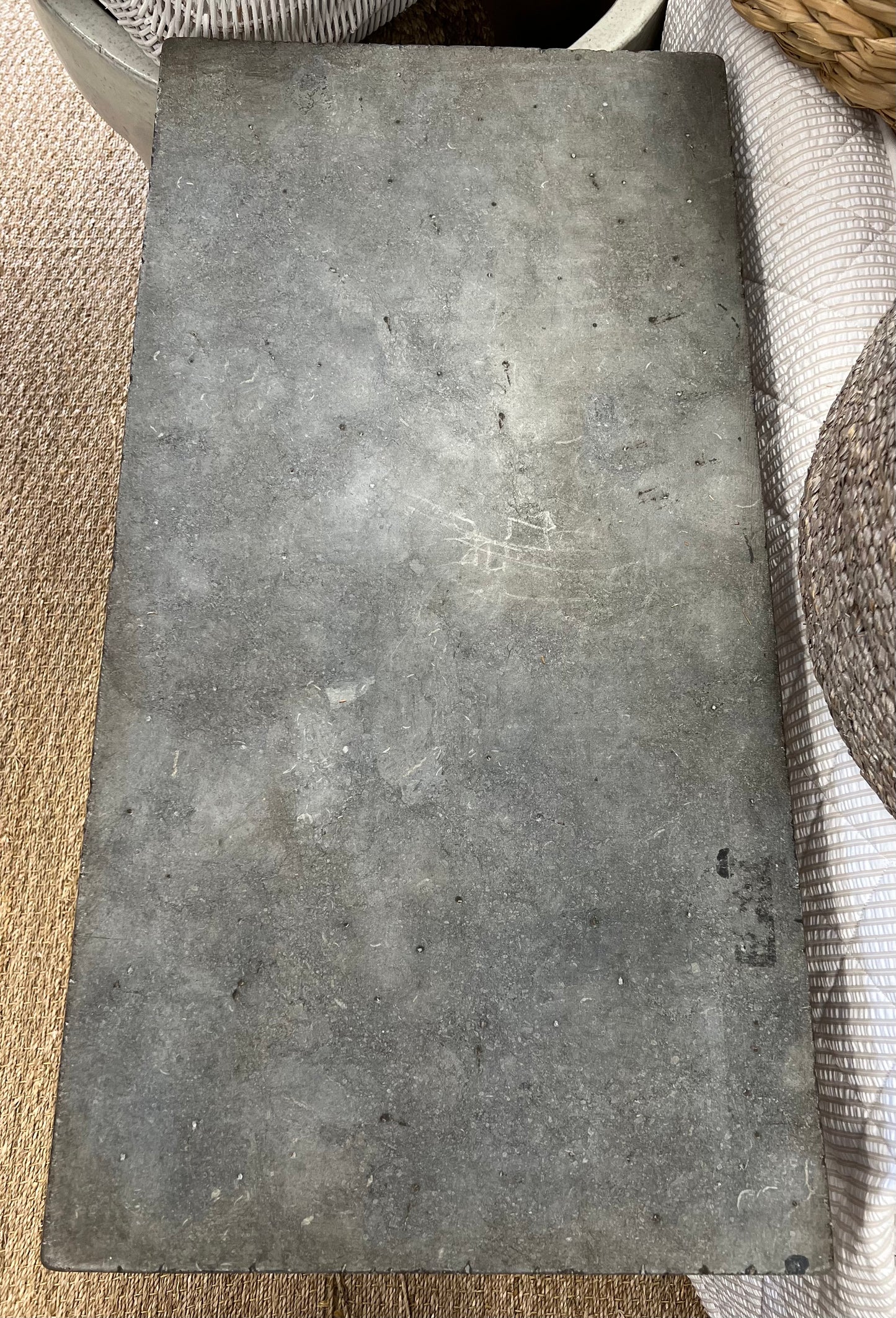 Rectangular Bistro Table w/Bluestone Top
