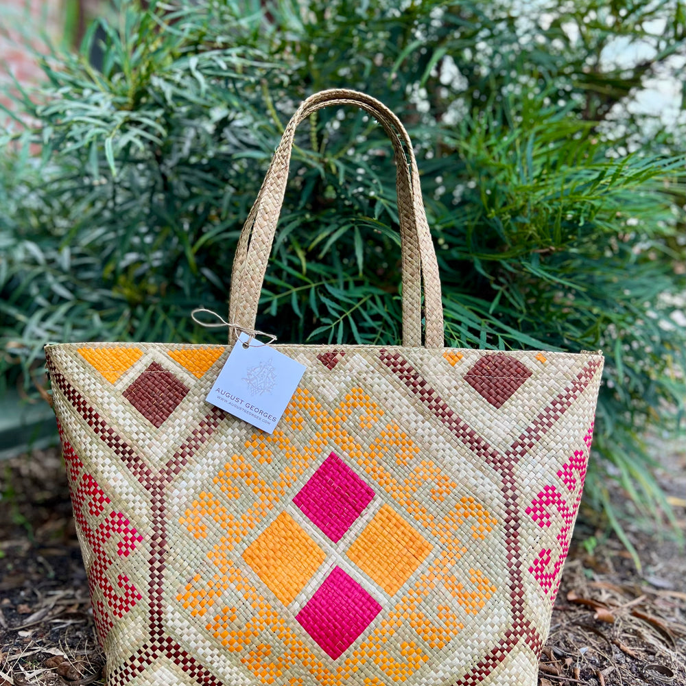 Woven Tote Bag with straps