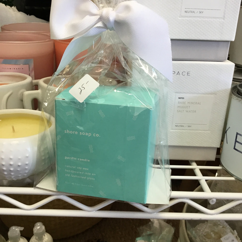 Shore soap candle