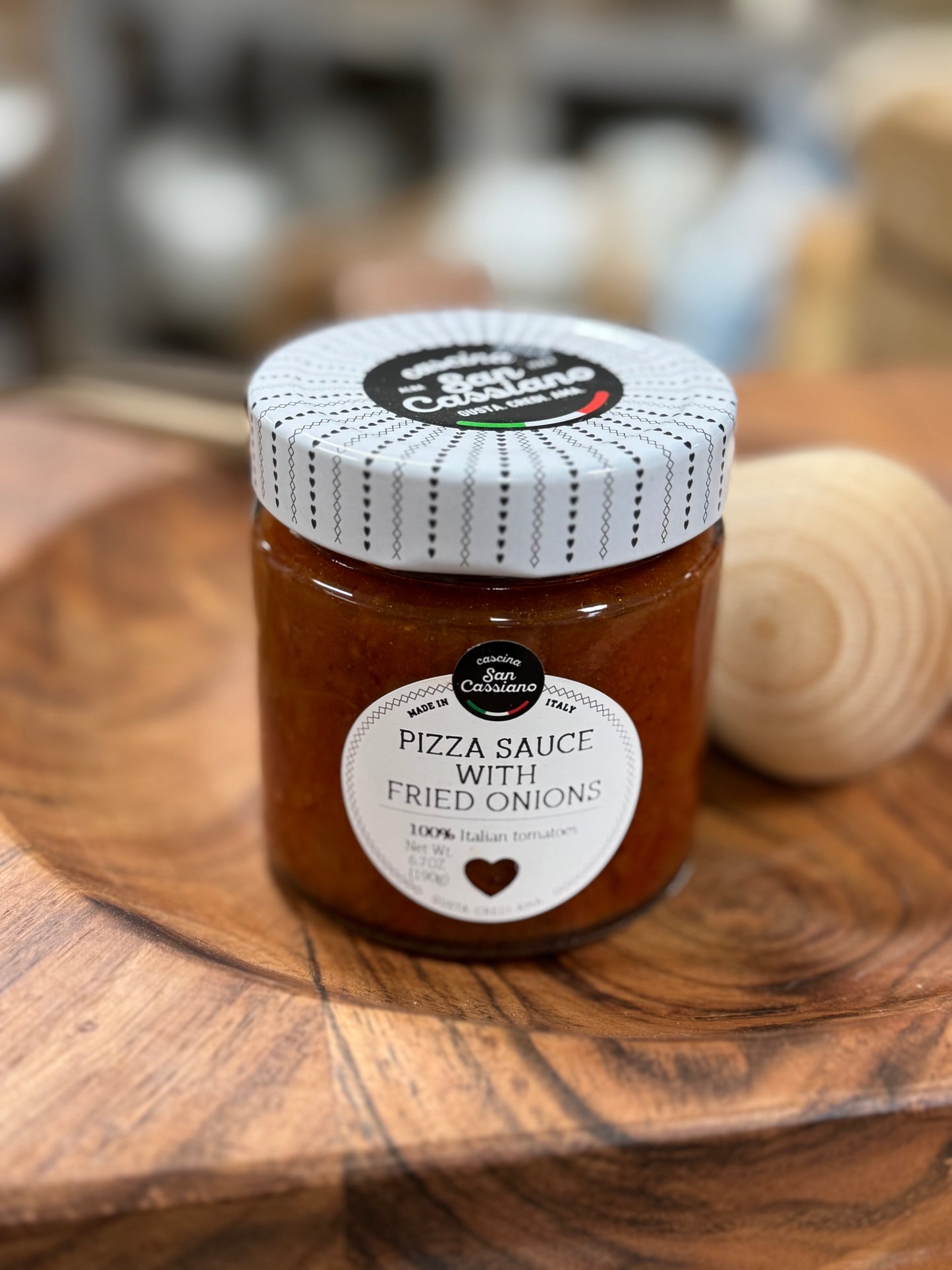 Pizza Sauce with Fried Onions