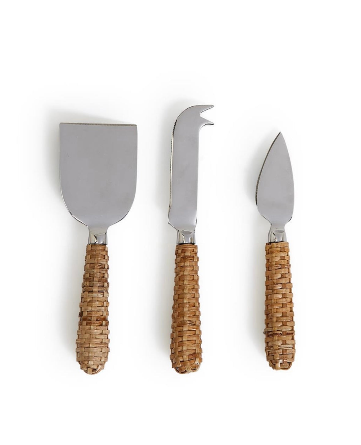 Wicker Cheese Knives Set