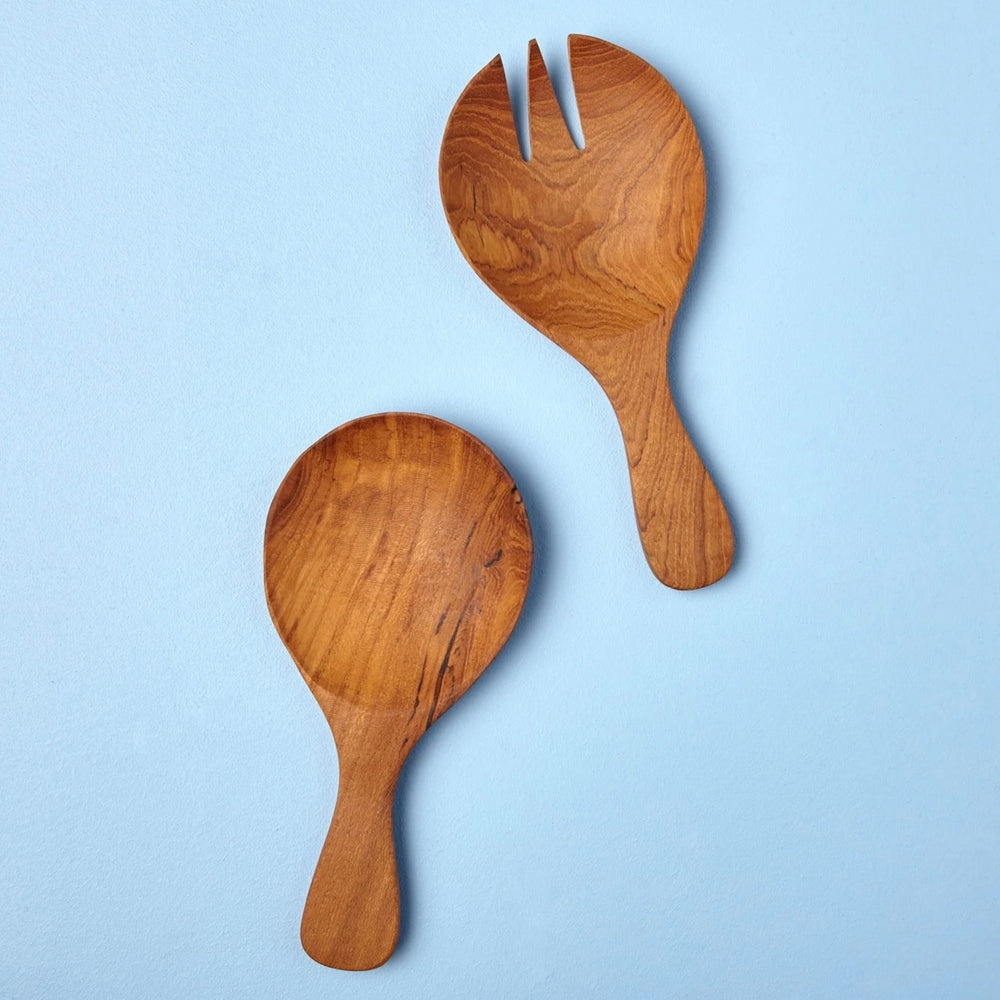 Teak Serving Set