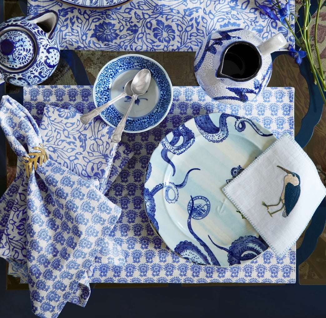 Navya Azure Placemat by John Robshaw