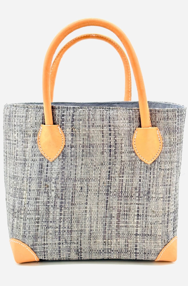 Handmade Raffia Tote with Drawstring Closure - 5 colors