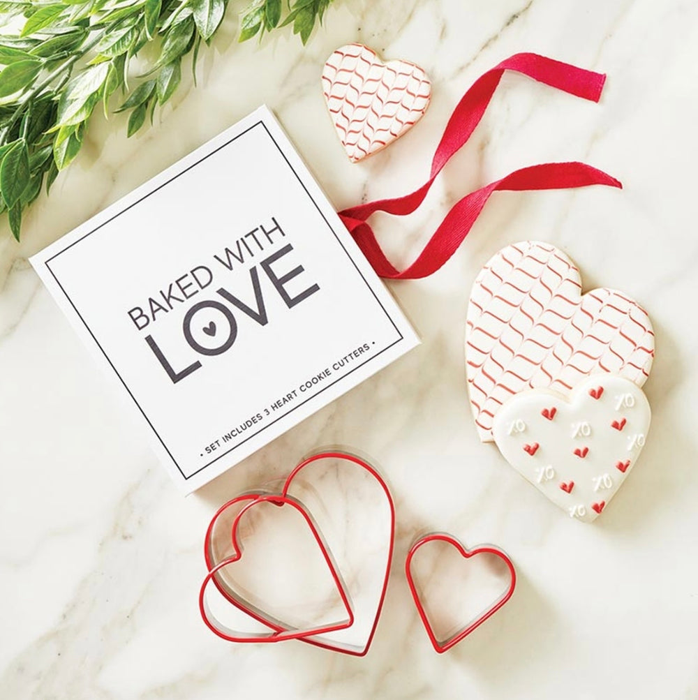 Red Heart Cookie Cutter Set