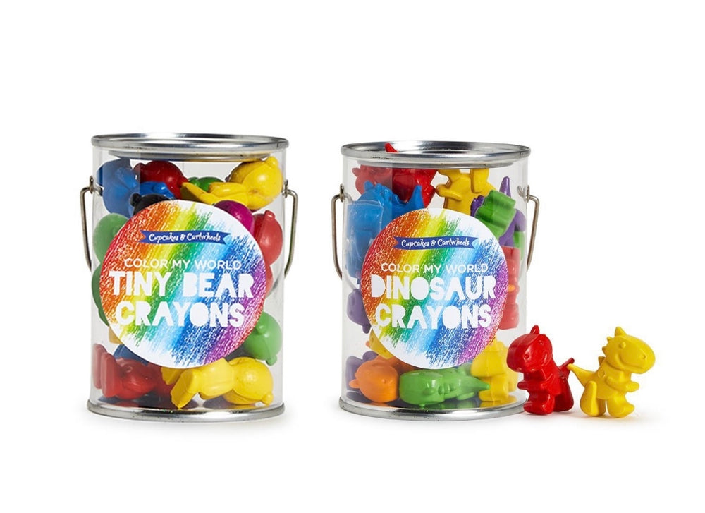 Dinosaur and Bear Crayons Set