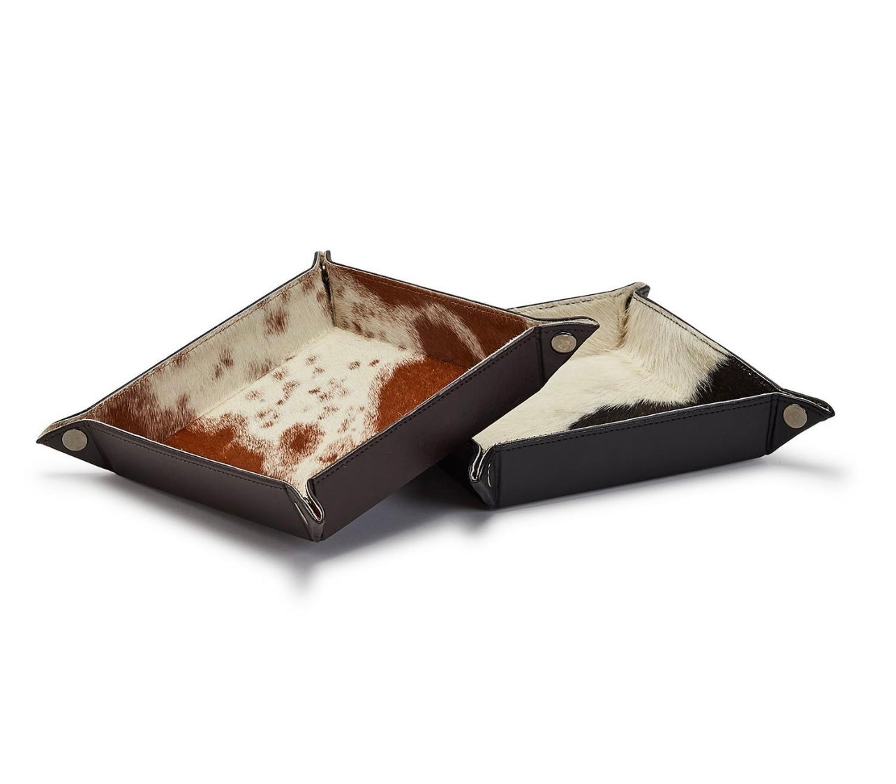 Cowhide Valet Tray