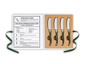 Green Holiday Charcuterie Spreaders