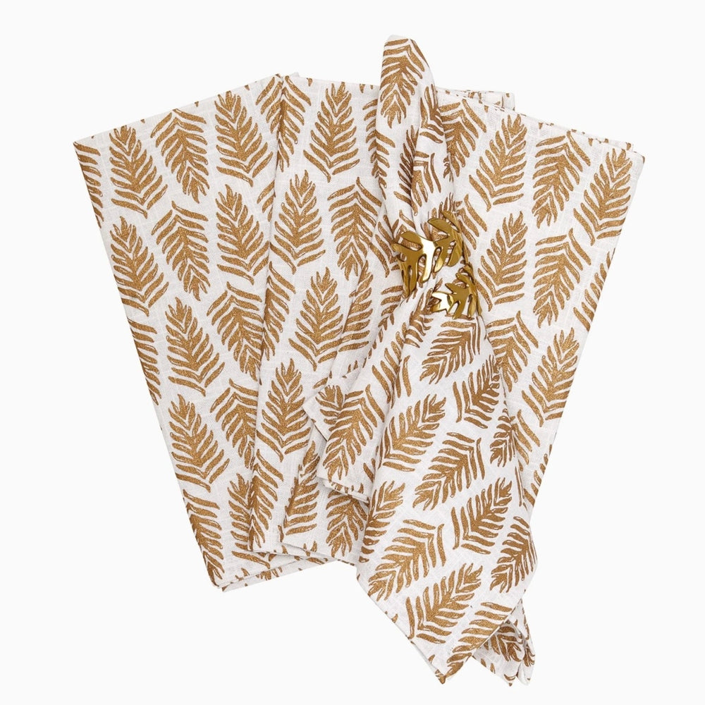 
                      
                        Lia Gold Napkins by John Robshaw - set of 4
                      
                    