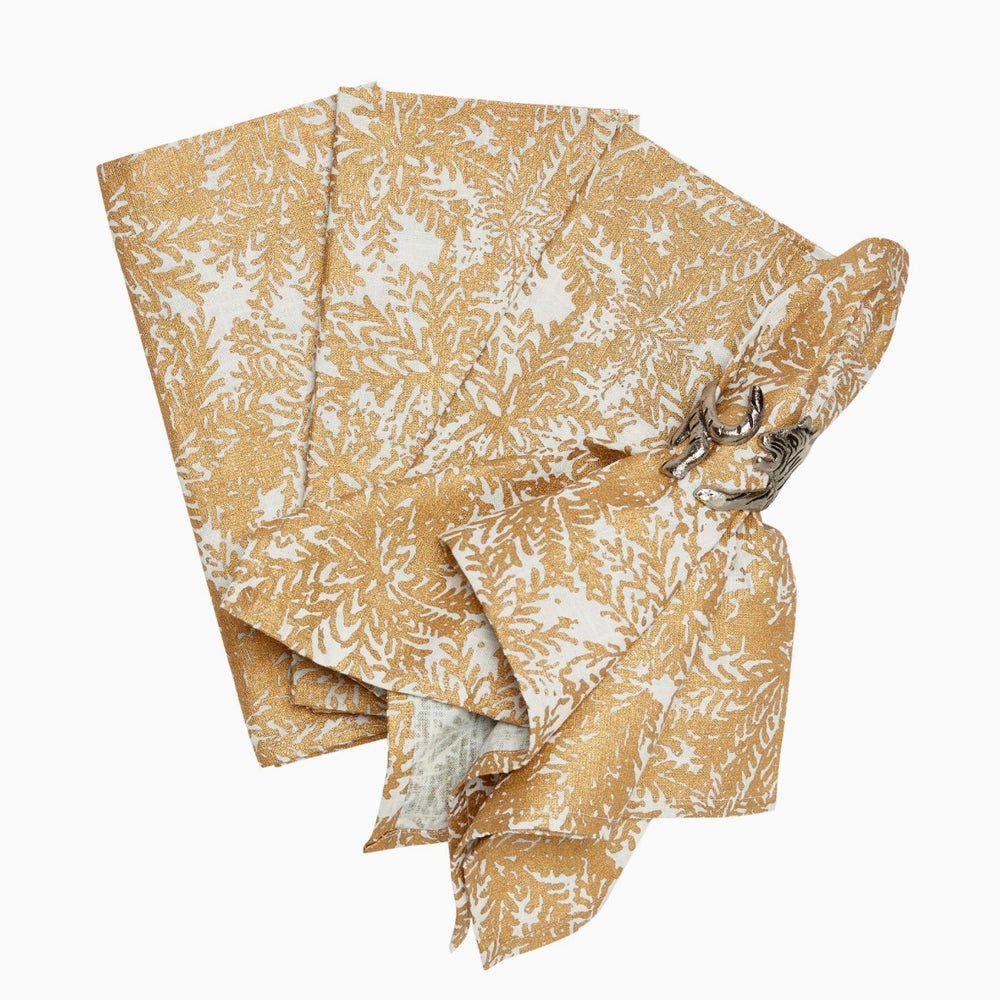 
                      
                        Atika Gold Napkins by John Robshaw - set of 4
                      
                    