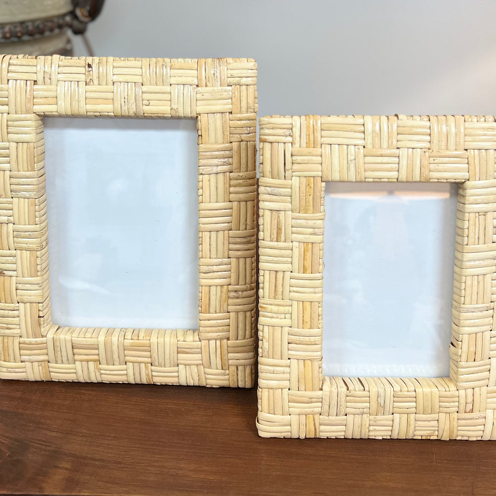 Natural Rattan Photo Frame - 2 styles