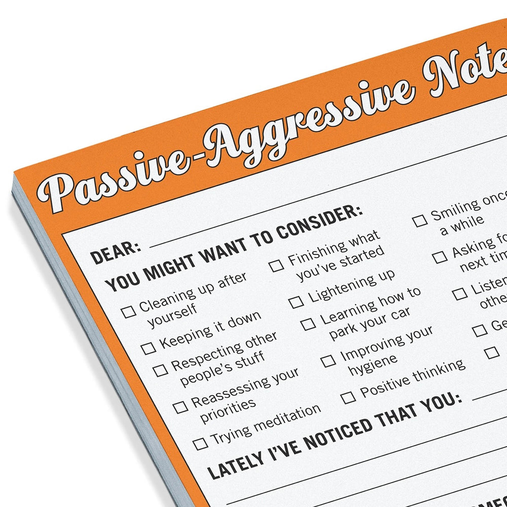 Passive-Aggressive Notes