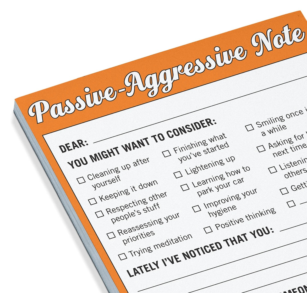 Passive-Aggressive Notes
