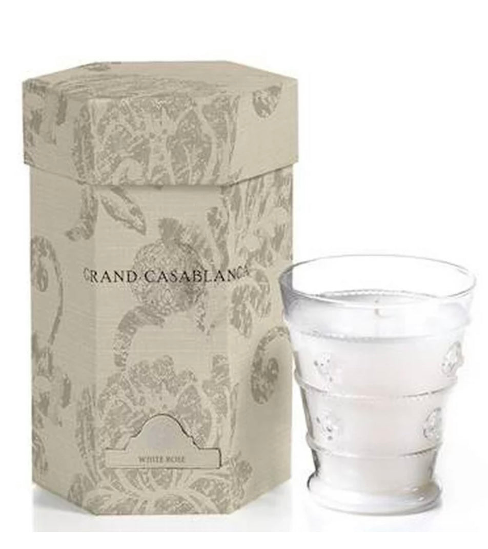 Grand Casablanca White Rose Candle