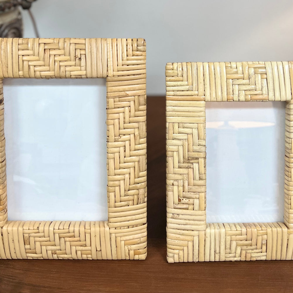 Natural Rattan Photo Frame - 2 styles