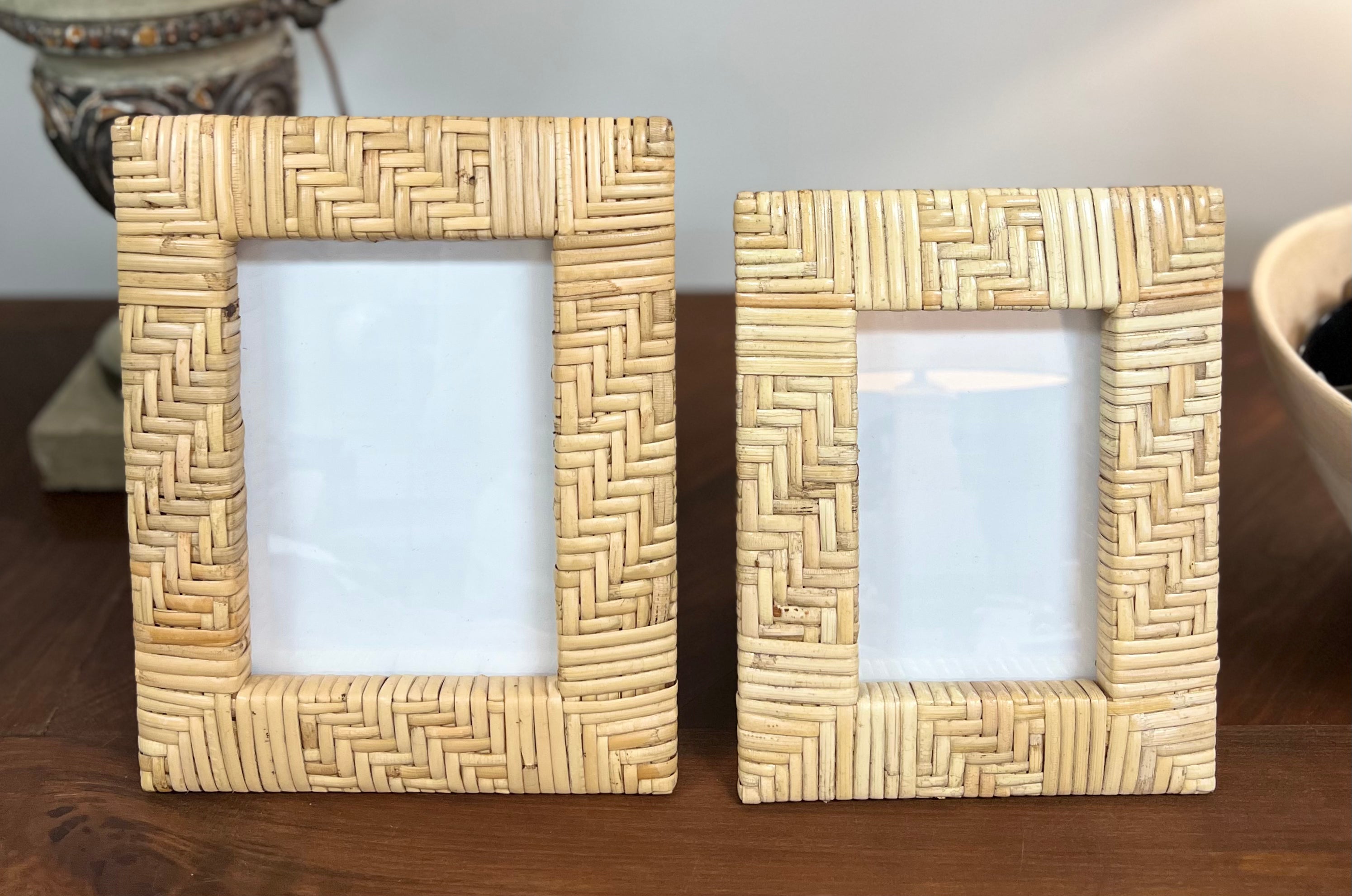 Natural Rattan Photo Frame - 2 styles