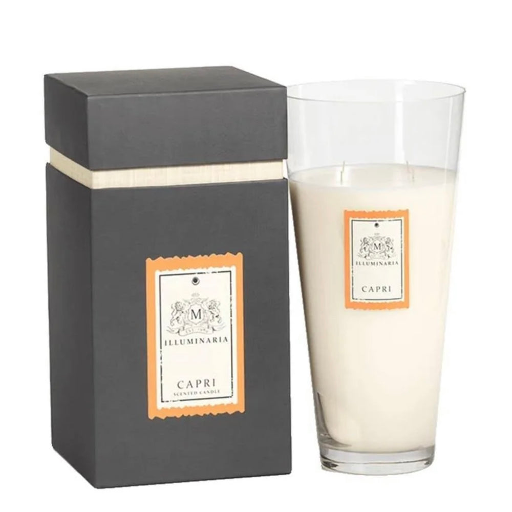 Capri - Illuminaria Scented Candle Jar in Gift Box (Large)