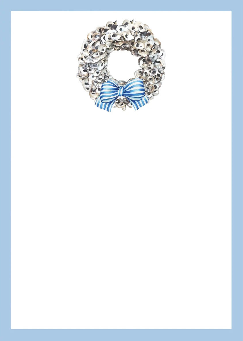 Oyster Wreath Notepad