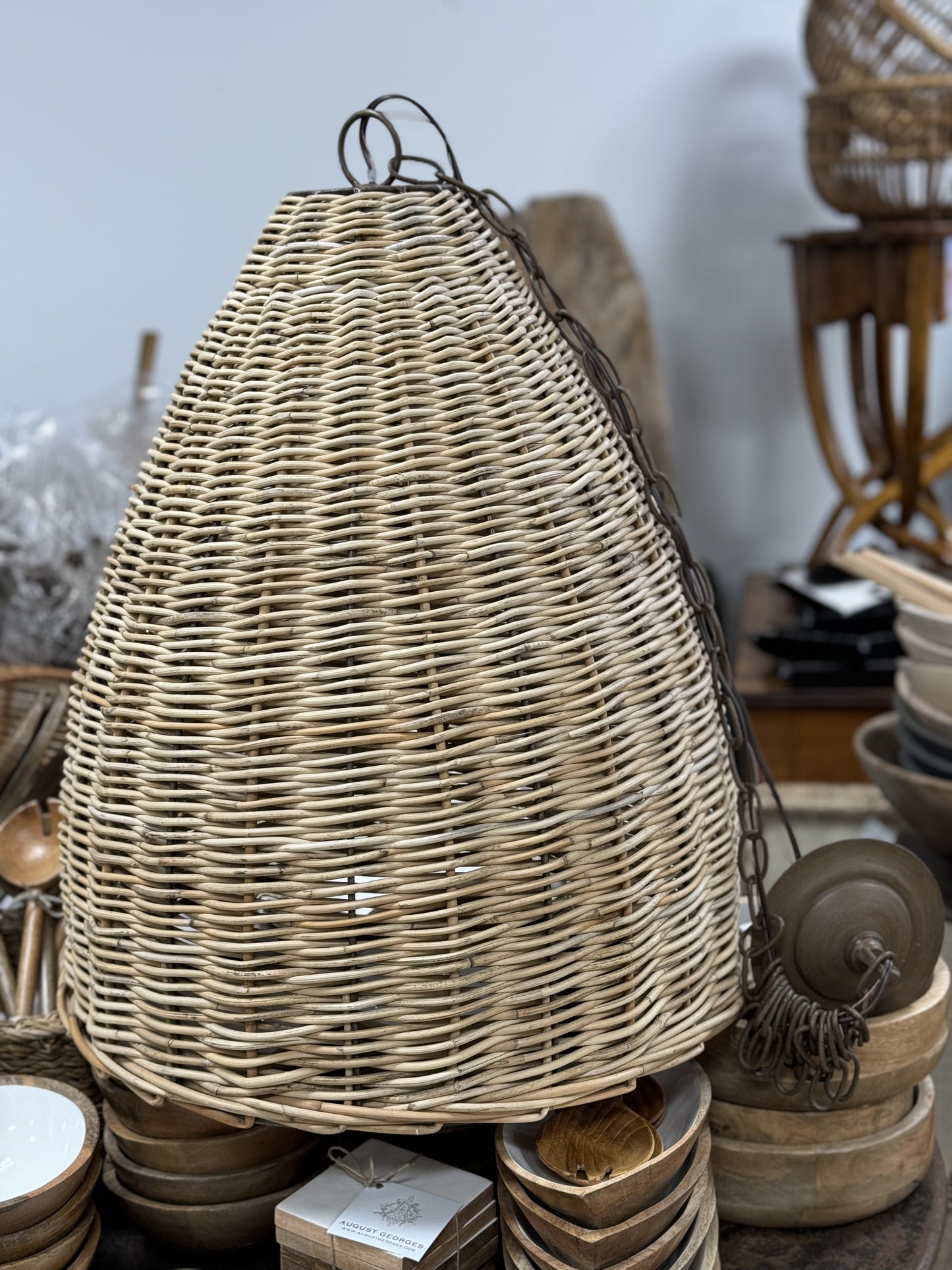 Basket Pendant Light Fixture