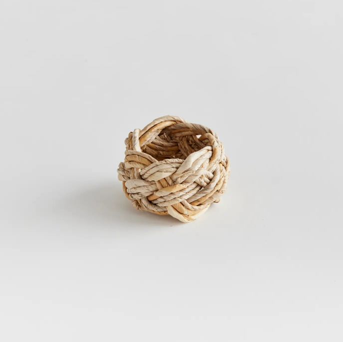 
                      
                        Abaca french braided napkin ring
                      
                    