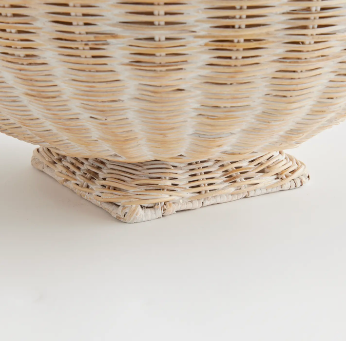 
                      
                        Charleston Rattan Footed Bowl
                      
                    