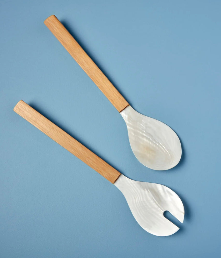 Seashell & Mango Salad Server Set